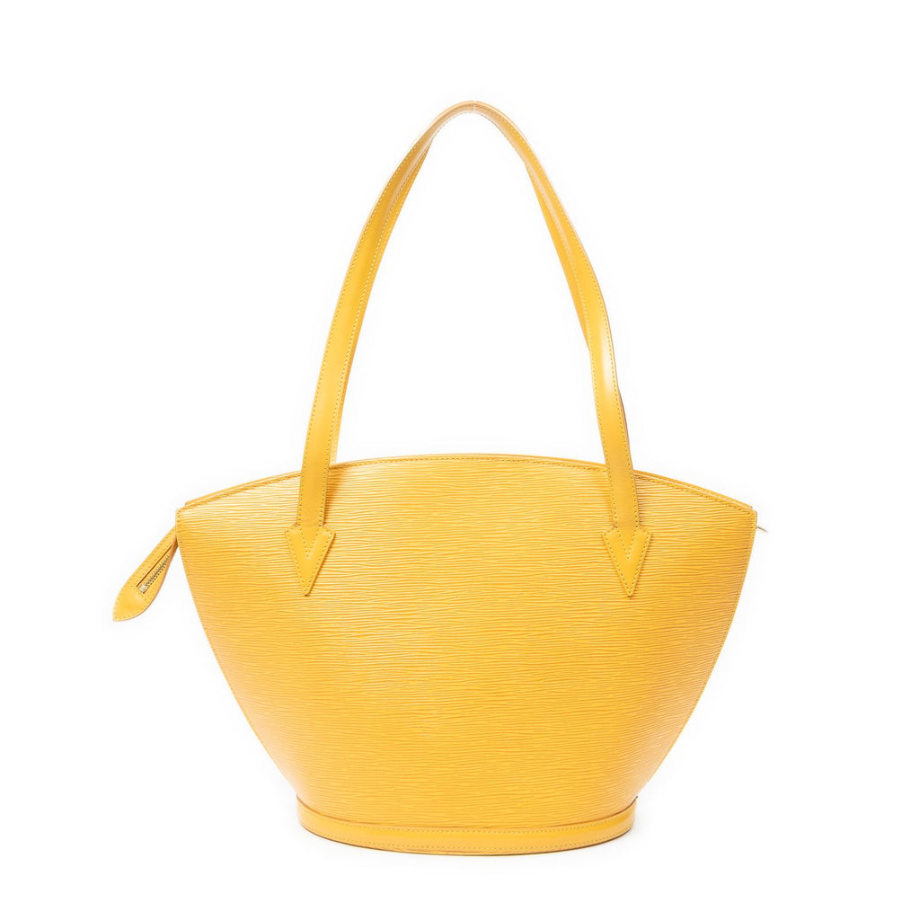 Louis Vuitton Saint Jacques Shopping Yellow Epi Shoulder — view 5