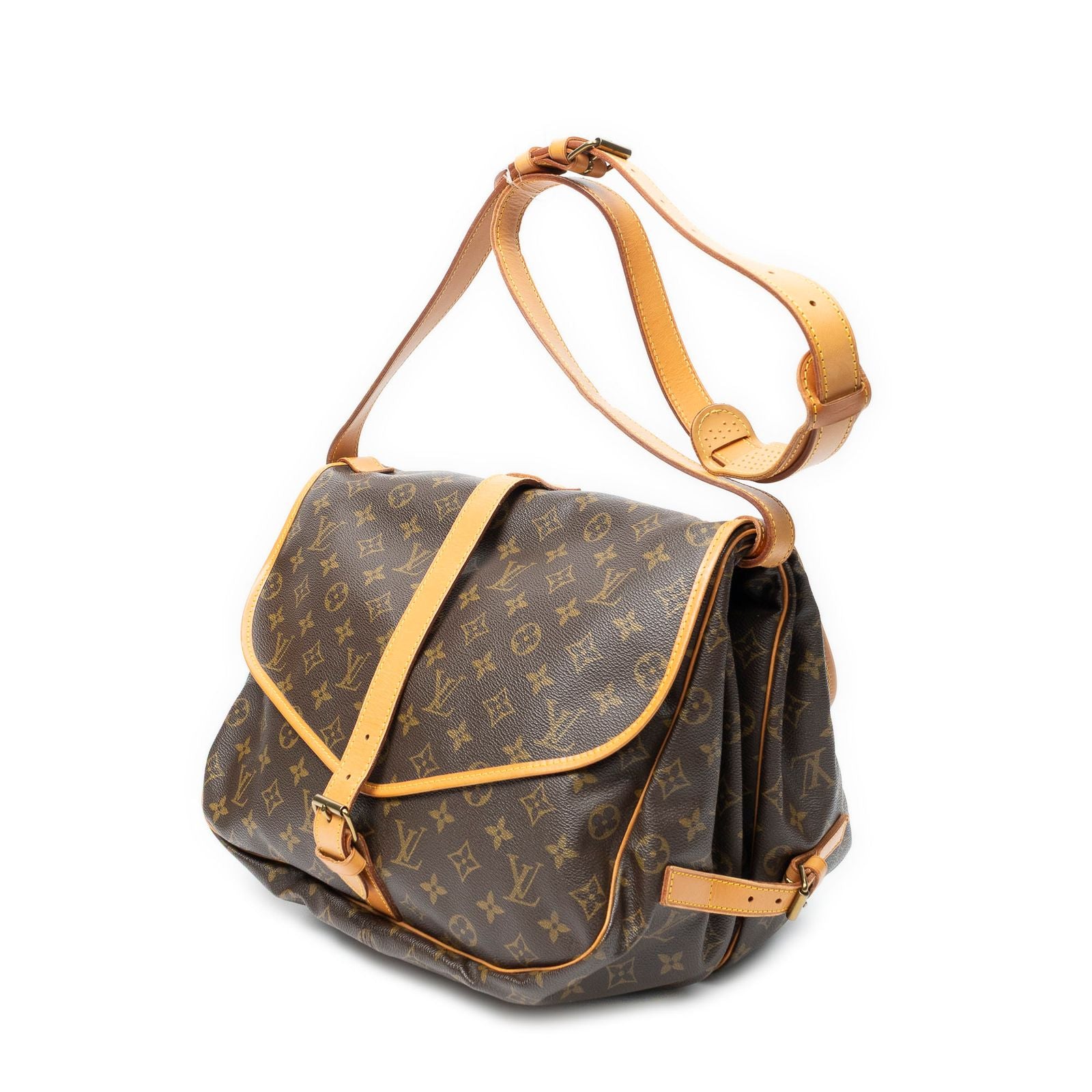 Louis Vuitton Saumur Brown Monogram Canvas — view 2