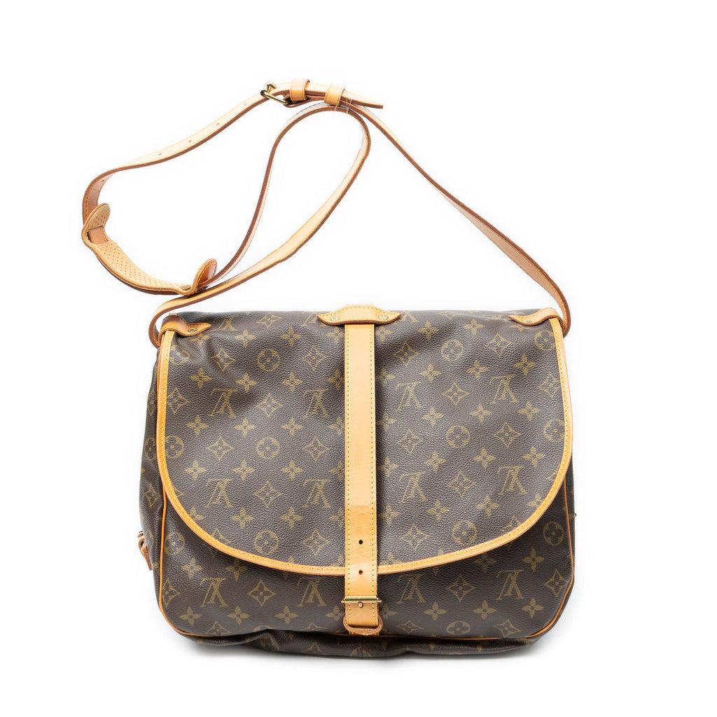 Louis Vuitton Saumur Brown Monogram Canvas — view 5
