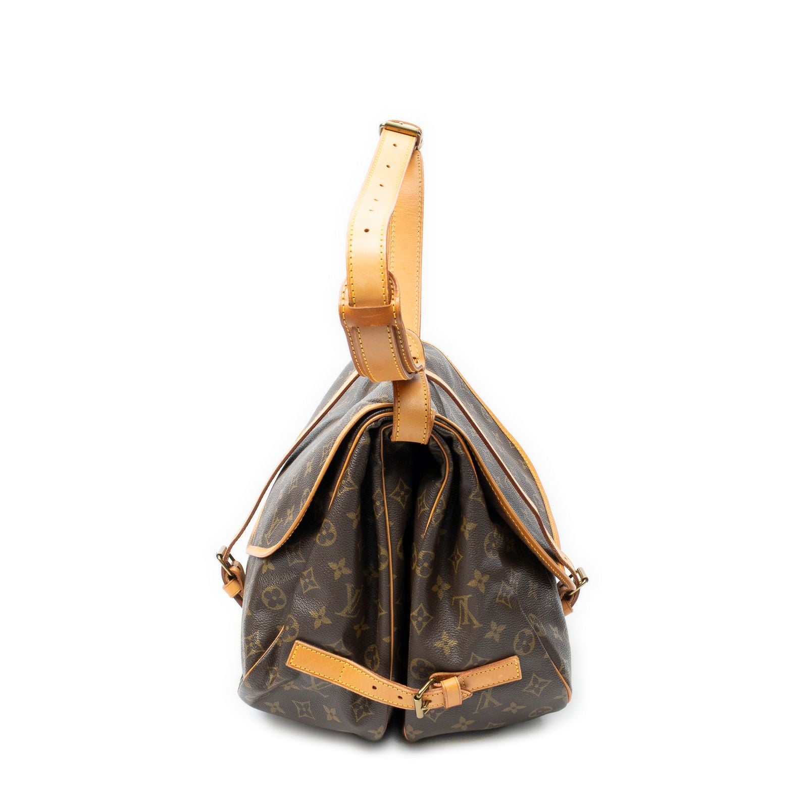 Louis Vuitton Saumur Brown Monogram Canvas — view 3