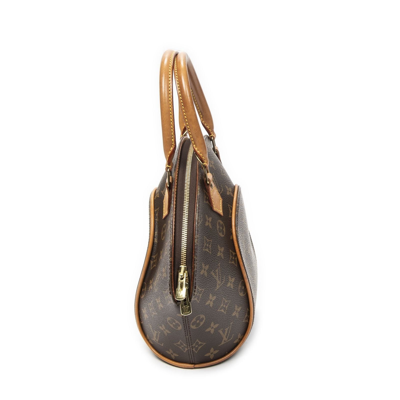 Louis Vuitton Ellipse Brown Monogram Canvas Handbag — view 4