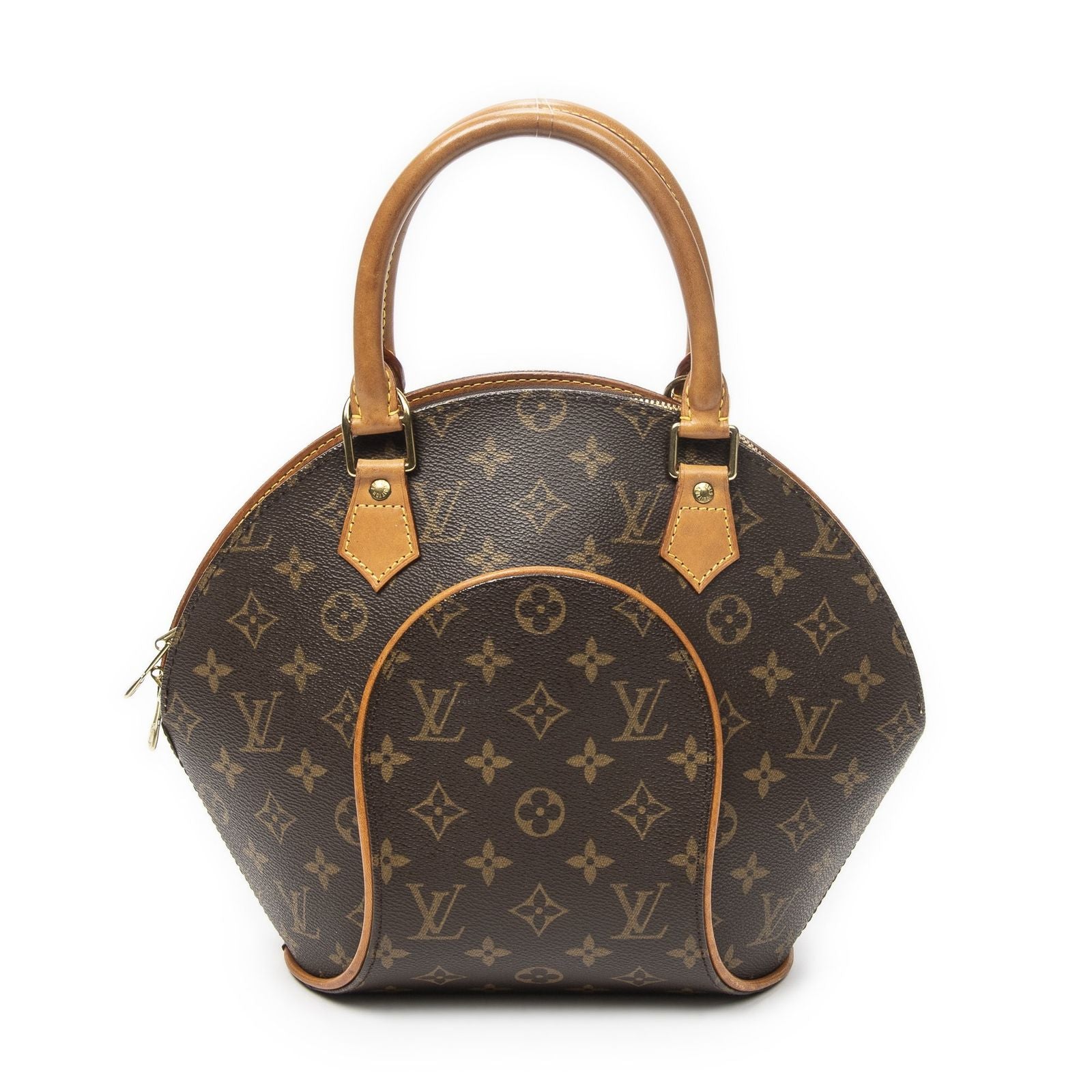 Louis Vuitton Ellipse Brown Monogram Canvas Handbag
