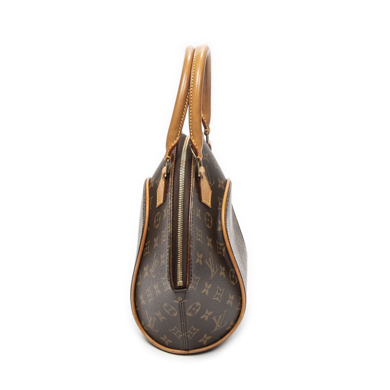 Louis Vuitton Ellipse Brown Monogram Canvas Handbag — view 3