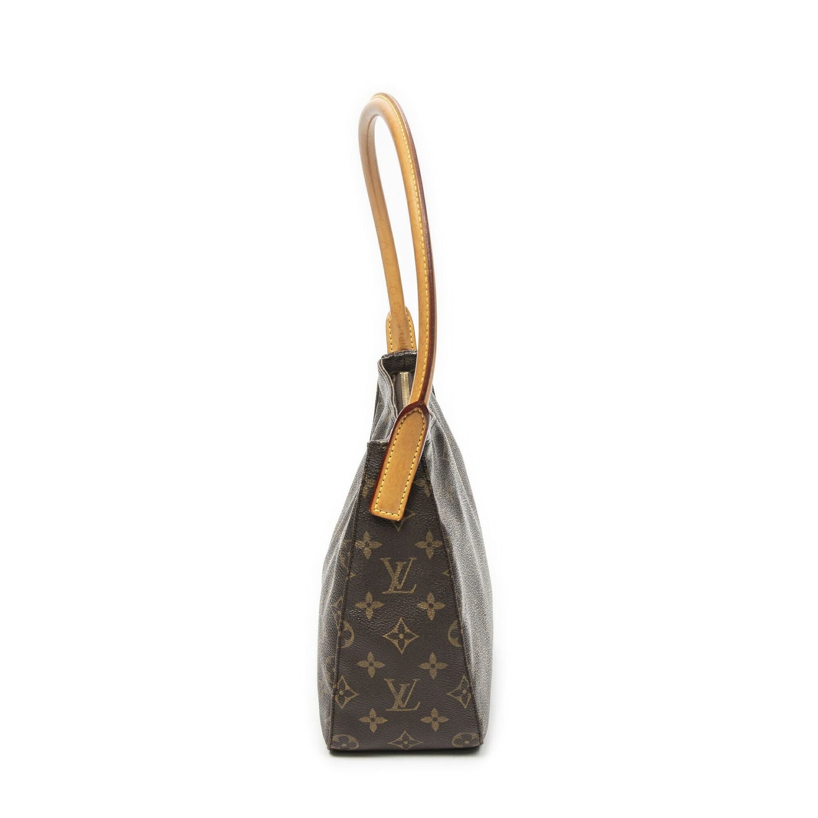 Louis Vuitton Looping Brown Monogram Canvas Shoulder — view 4