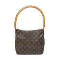 Louis Vuitton Looping Brown Monogram Canvas Shoulder