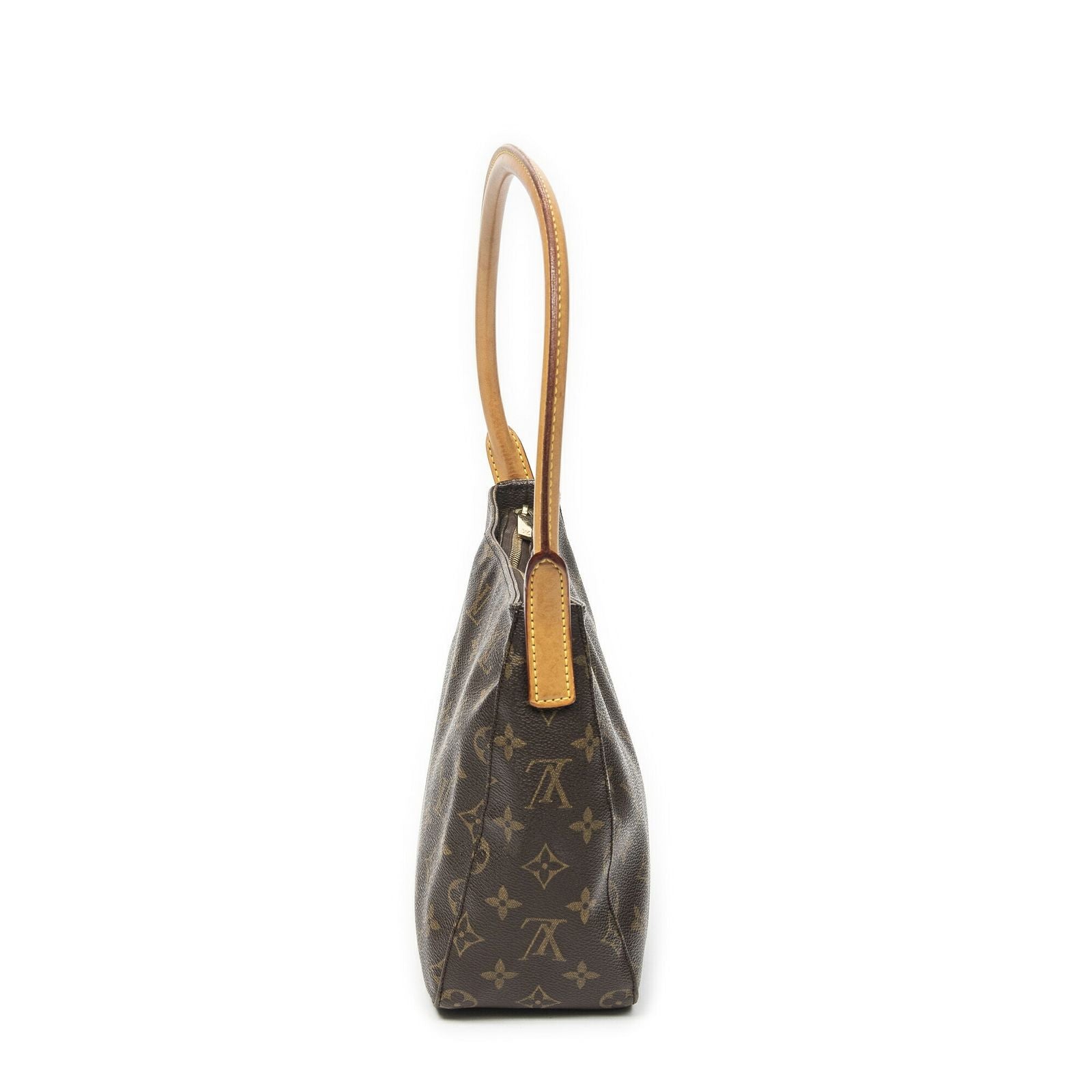 Louis Vuitton Looping Brown Monogram Canvas Shoulder — view 3
