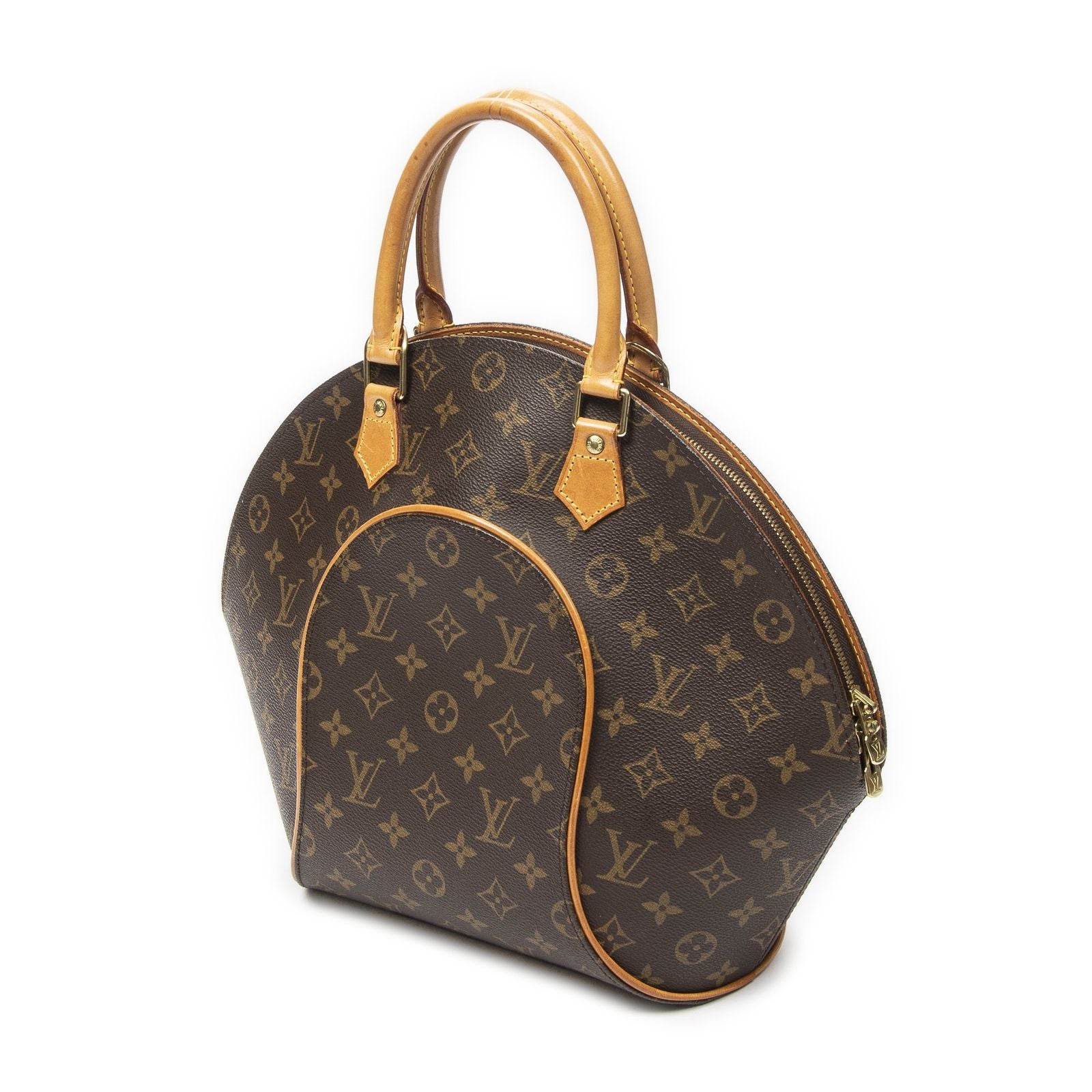 Louis Vuitton Ellipse Brown Monogram Canvas Handbag — view 2