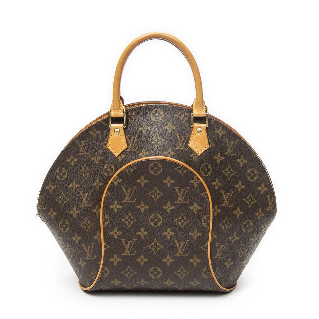 Louis Vuitton Ellipse Brown Monogram Canvas Handbag — view 5