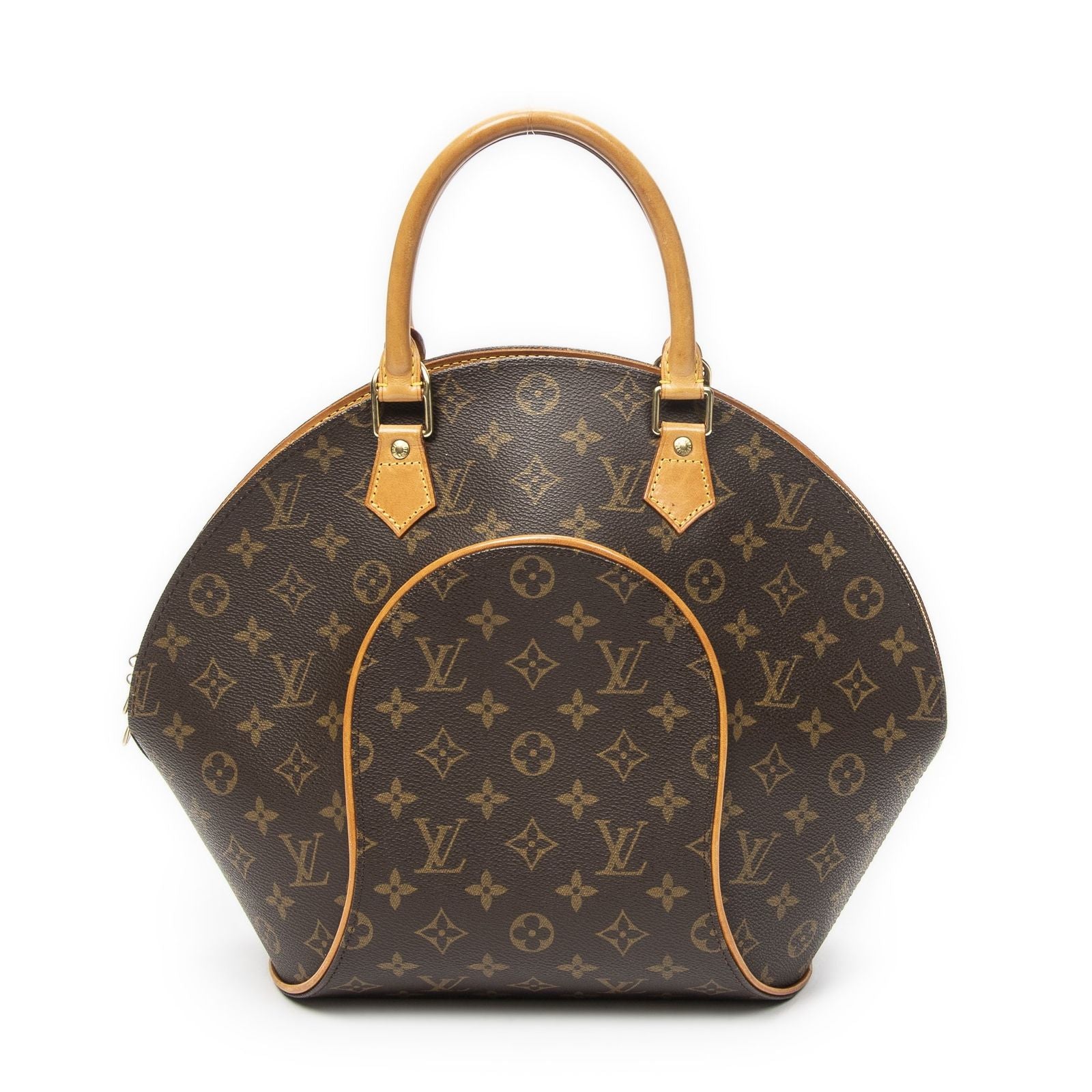 Louis Vuitton Ellipse Brown Monogram Canvas Handbag — view 5