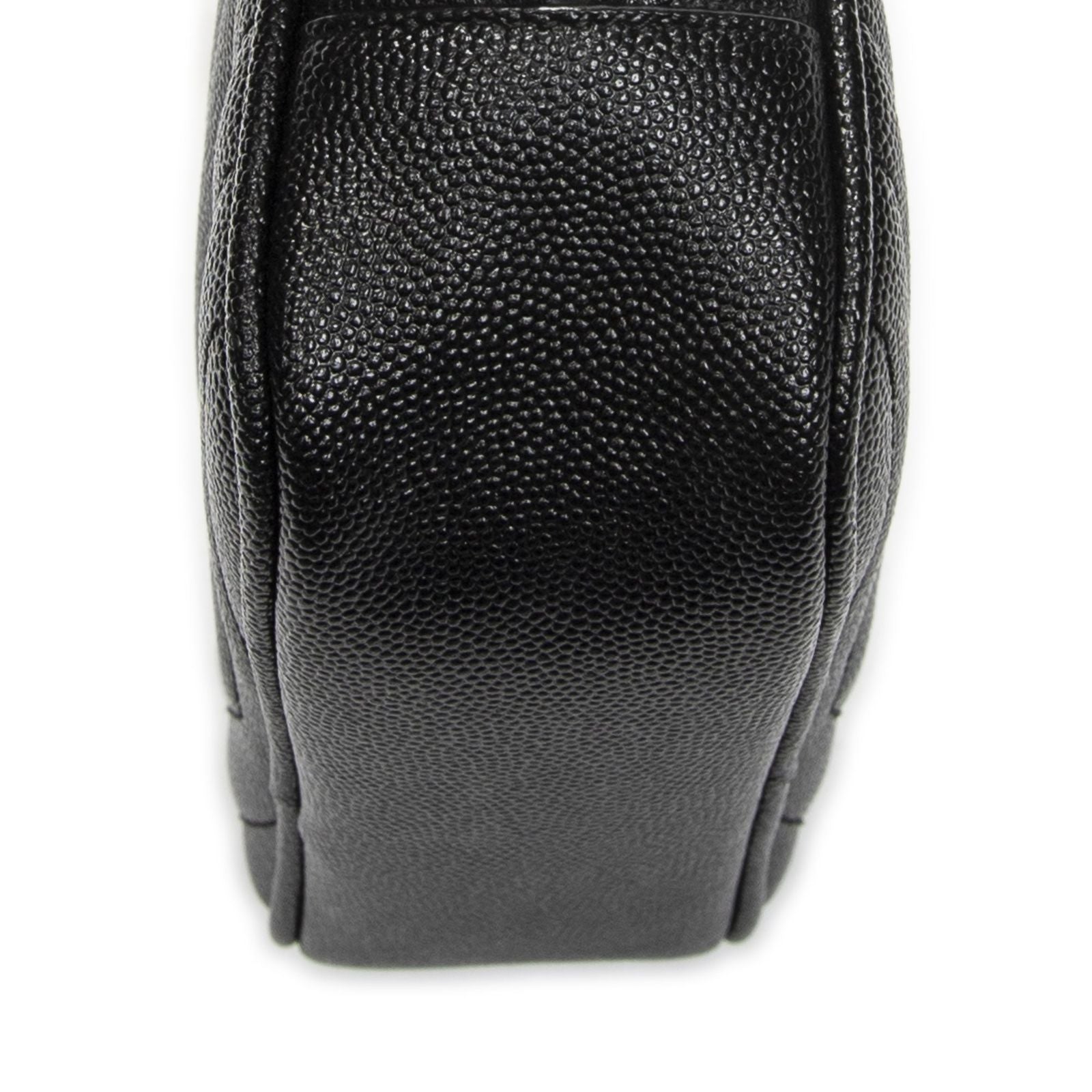 Saint Laurent Mini Lou Camera Bag Black Matelasse Gray Dollar Leather — view 7