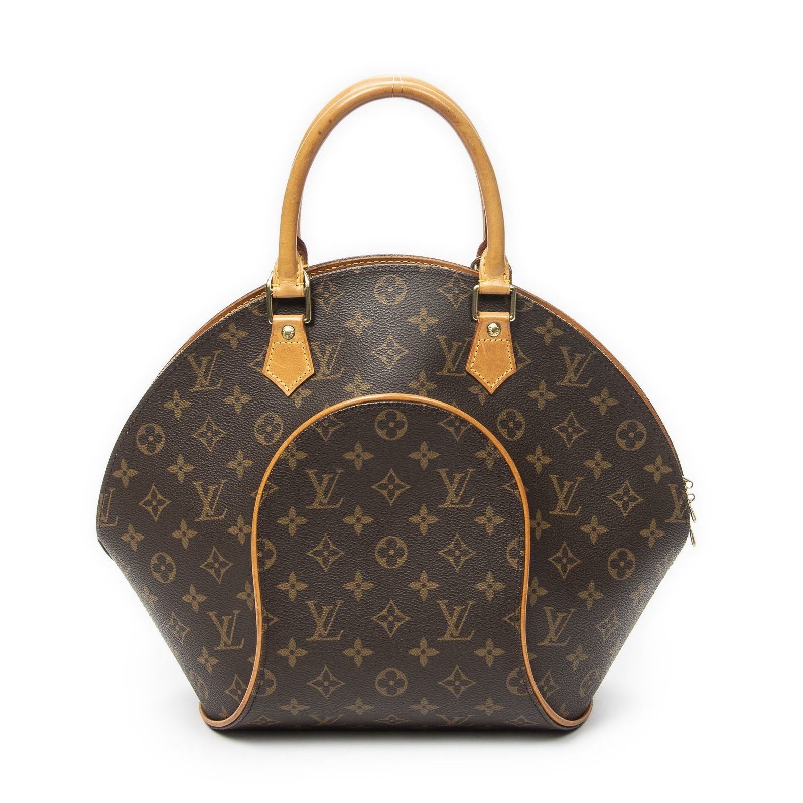 Louis Vuitton Ellipse Brown Monogram Canvas Handbag
