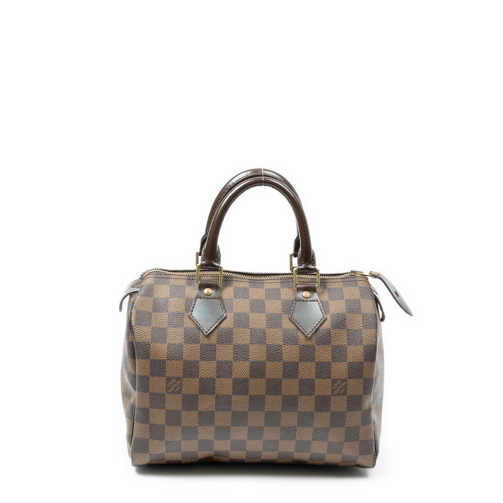 Louis Vuitton Speedy Brown Damier Ebene Handbag