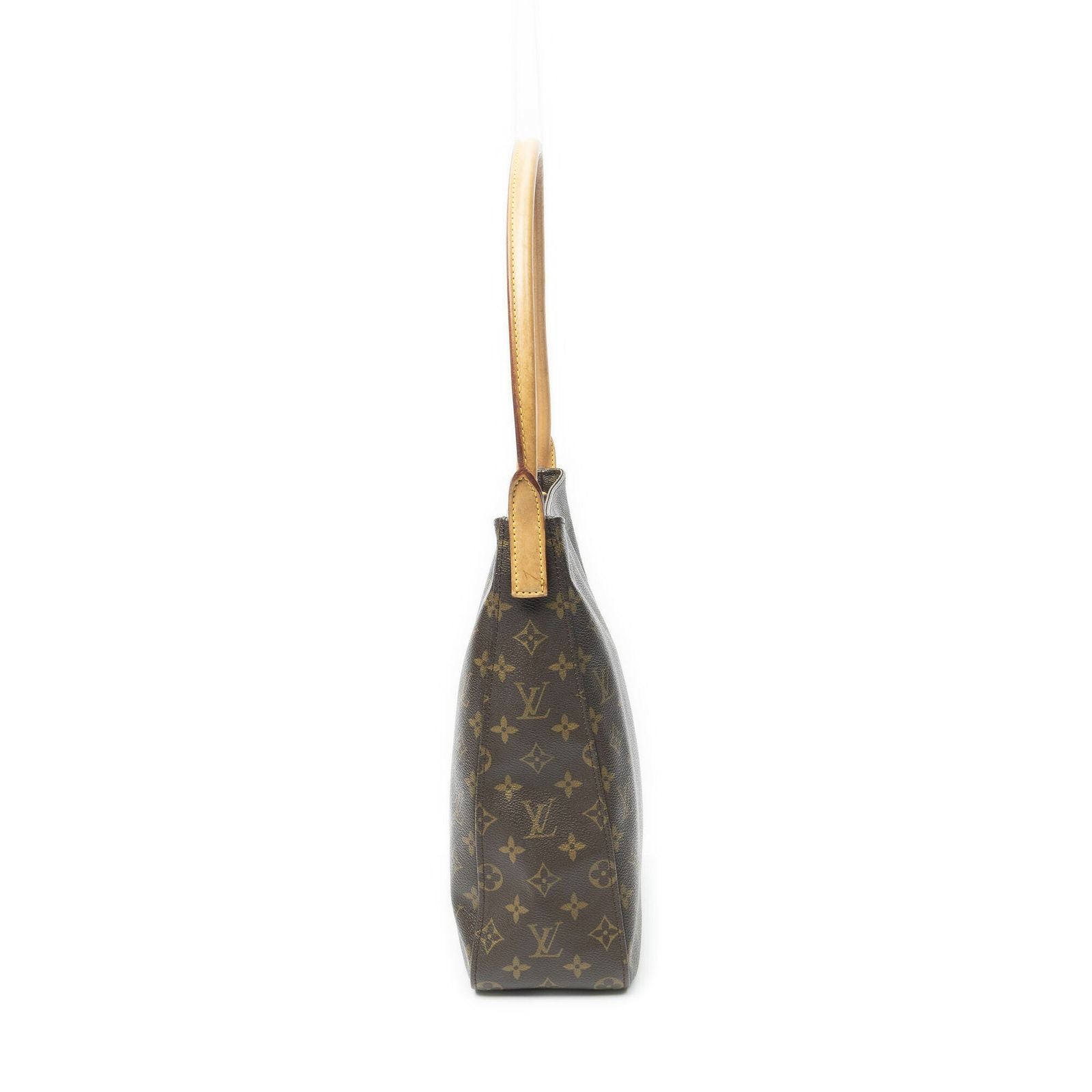 Louis Vuitton Looping Brown Monogram Canvas Shoulder — view 4
