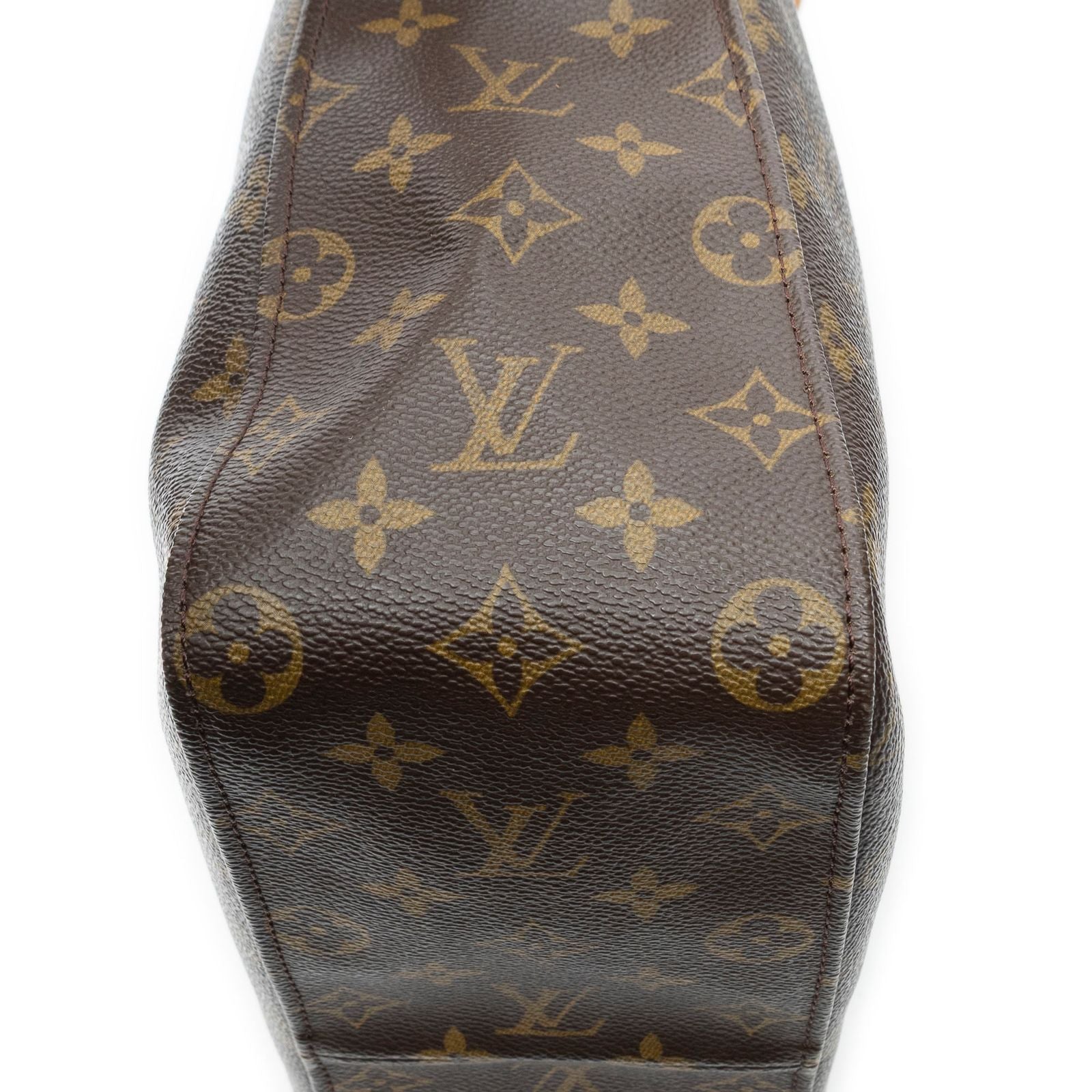 Louis Vuitton Looping Brown Monogram Canvas Shoulder — view 8