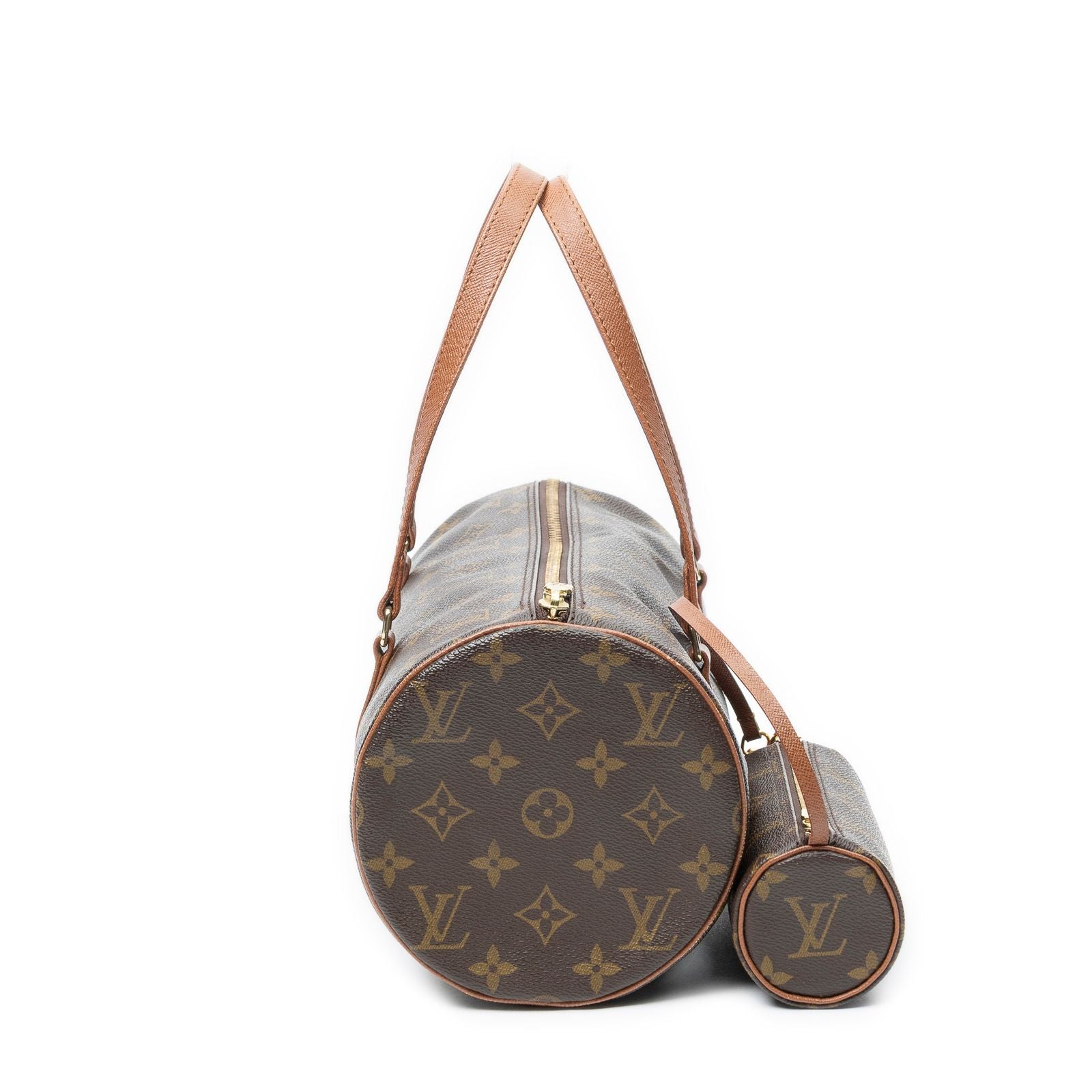 Louis Vuitton Papillon Brown Monogram Canvas Handbag — view 4