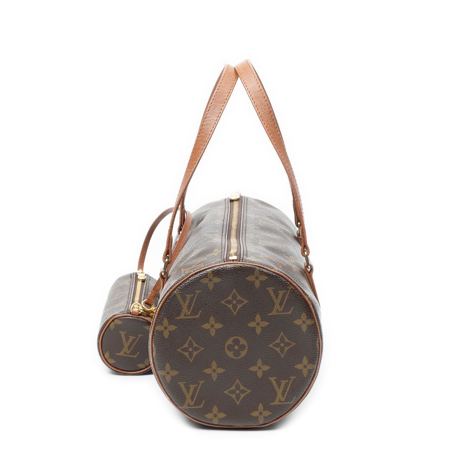 Louis Vuitton Papillon Brown Monogram Canvas Handbag — view 3