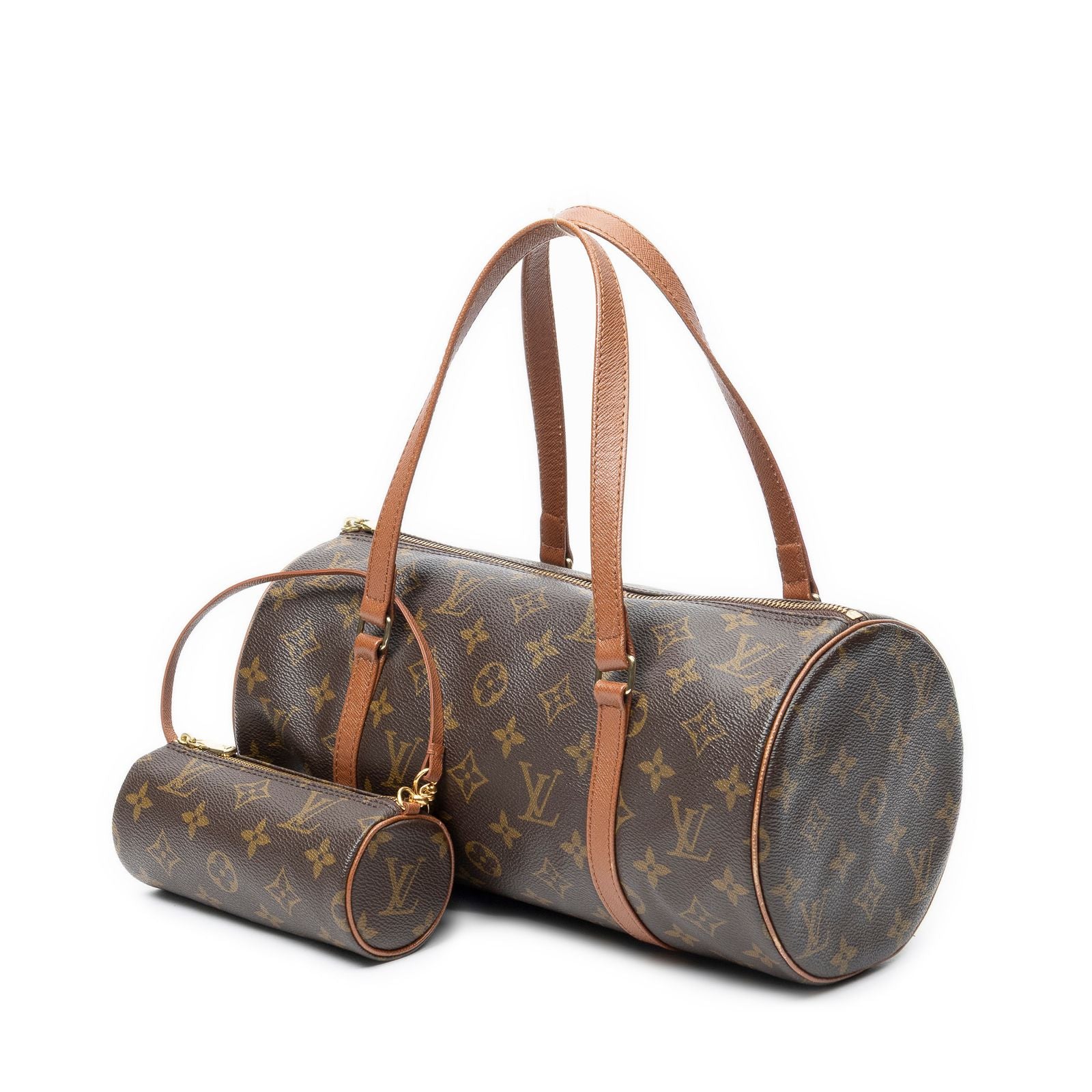Louis Vuitton Papillon Brown Monogram Canvas Handbag — view 2