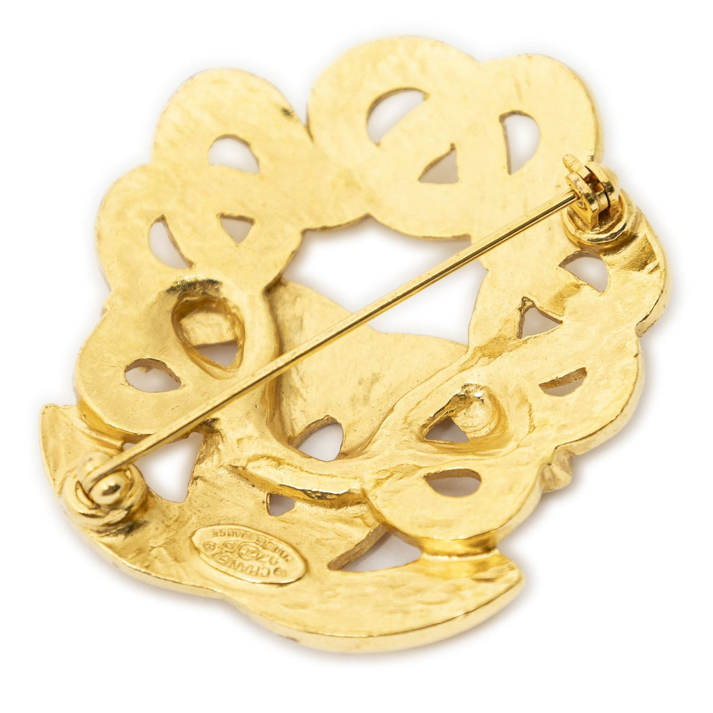 Chanel CC Twisted Brooch — view 2