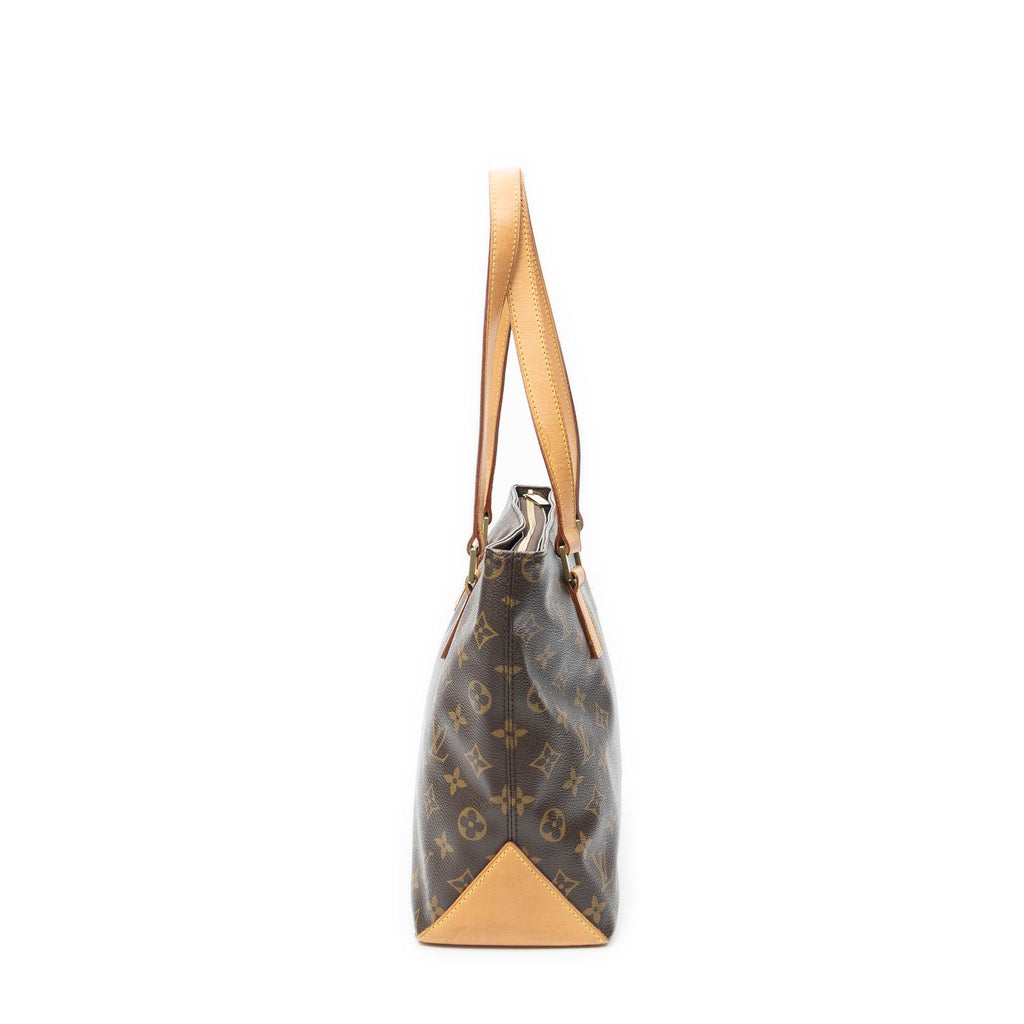 Louis Vuitton Cabas Piano Brown Monogram Canvas Tote — view 3