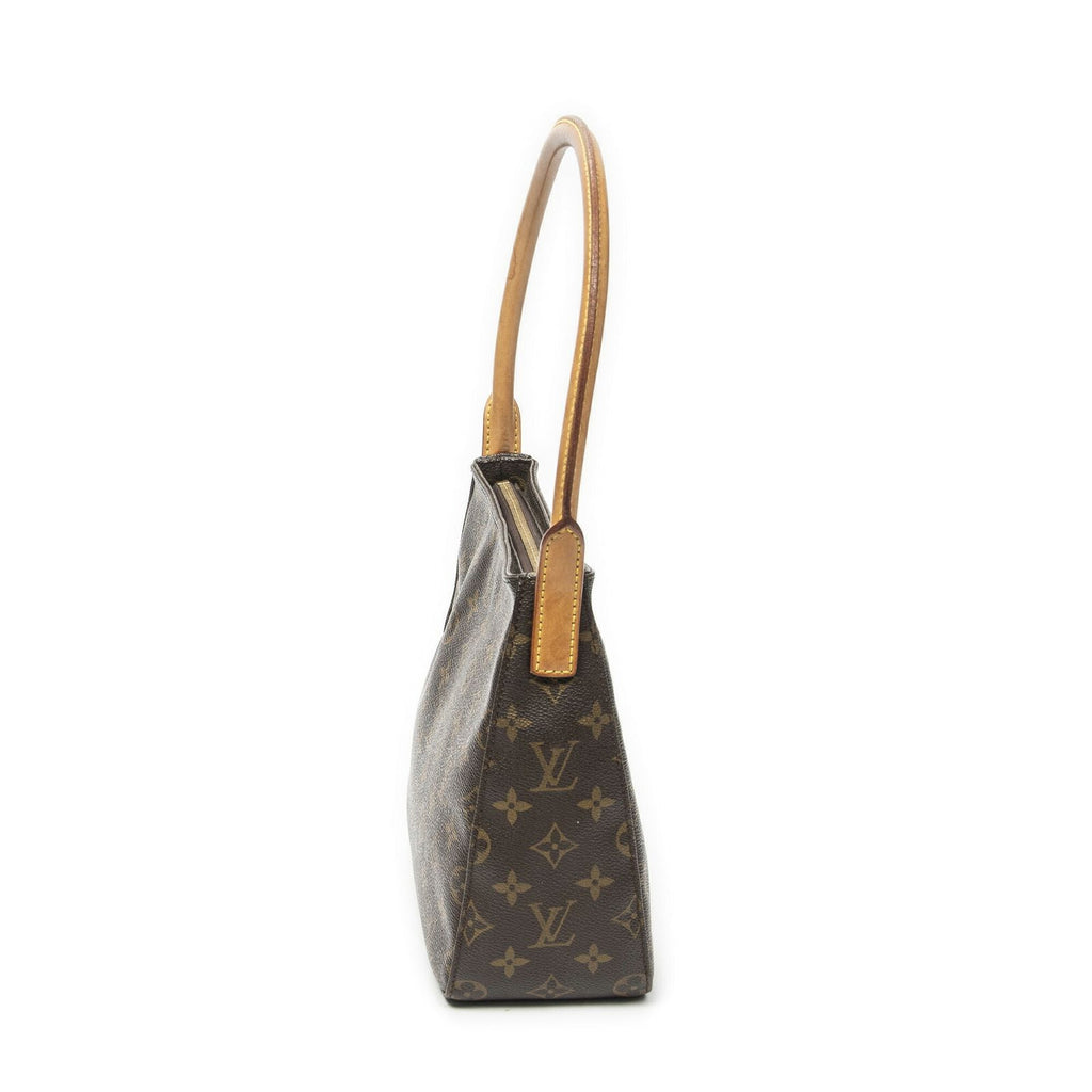Louis Vuitton Looping Brown Monogram Canvas Shoulder — view 3
