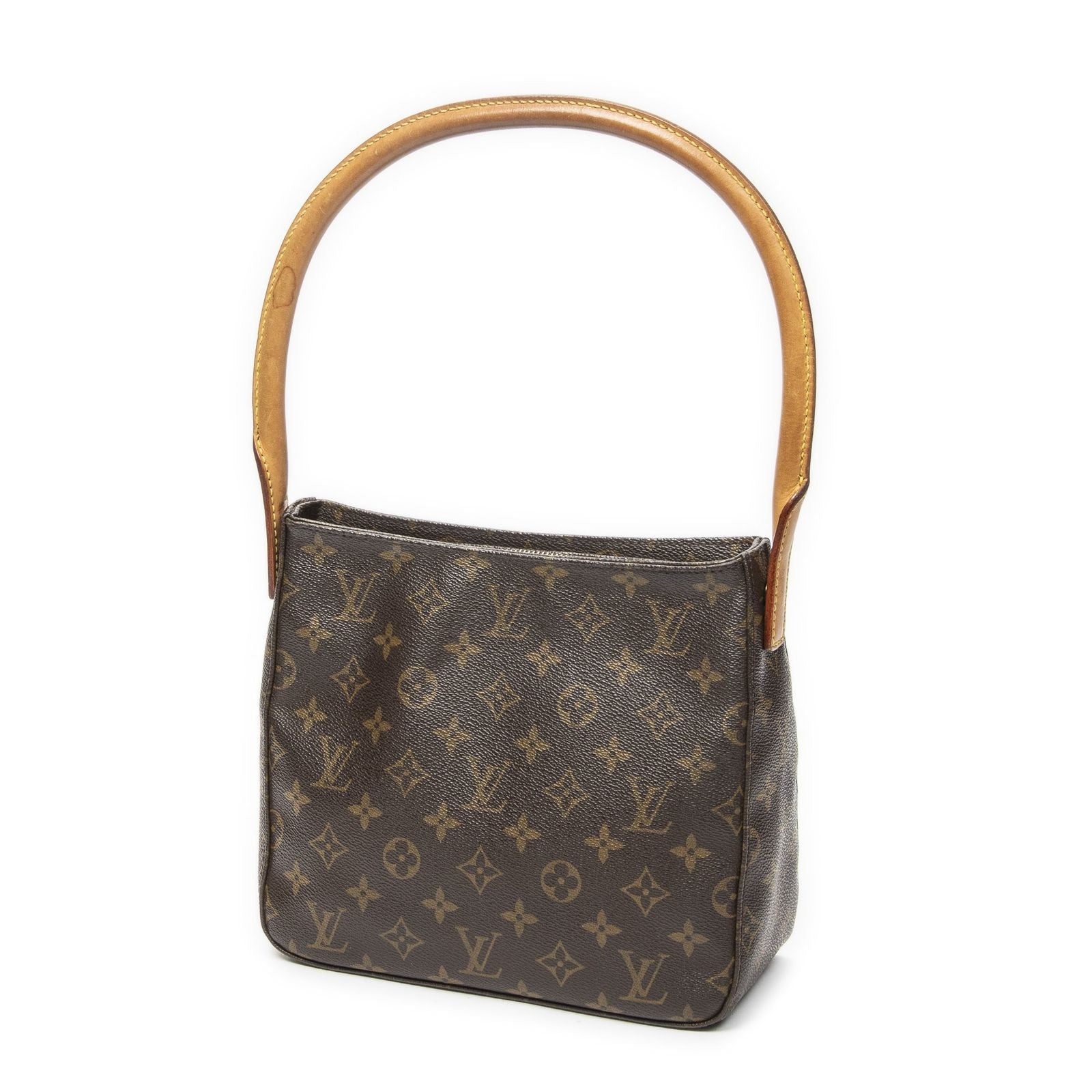 Louis Vuitton Looping Brown Monogram Canvas Shoulder — view 2