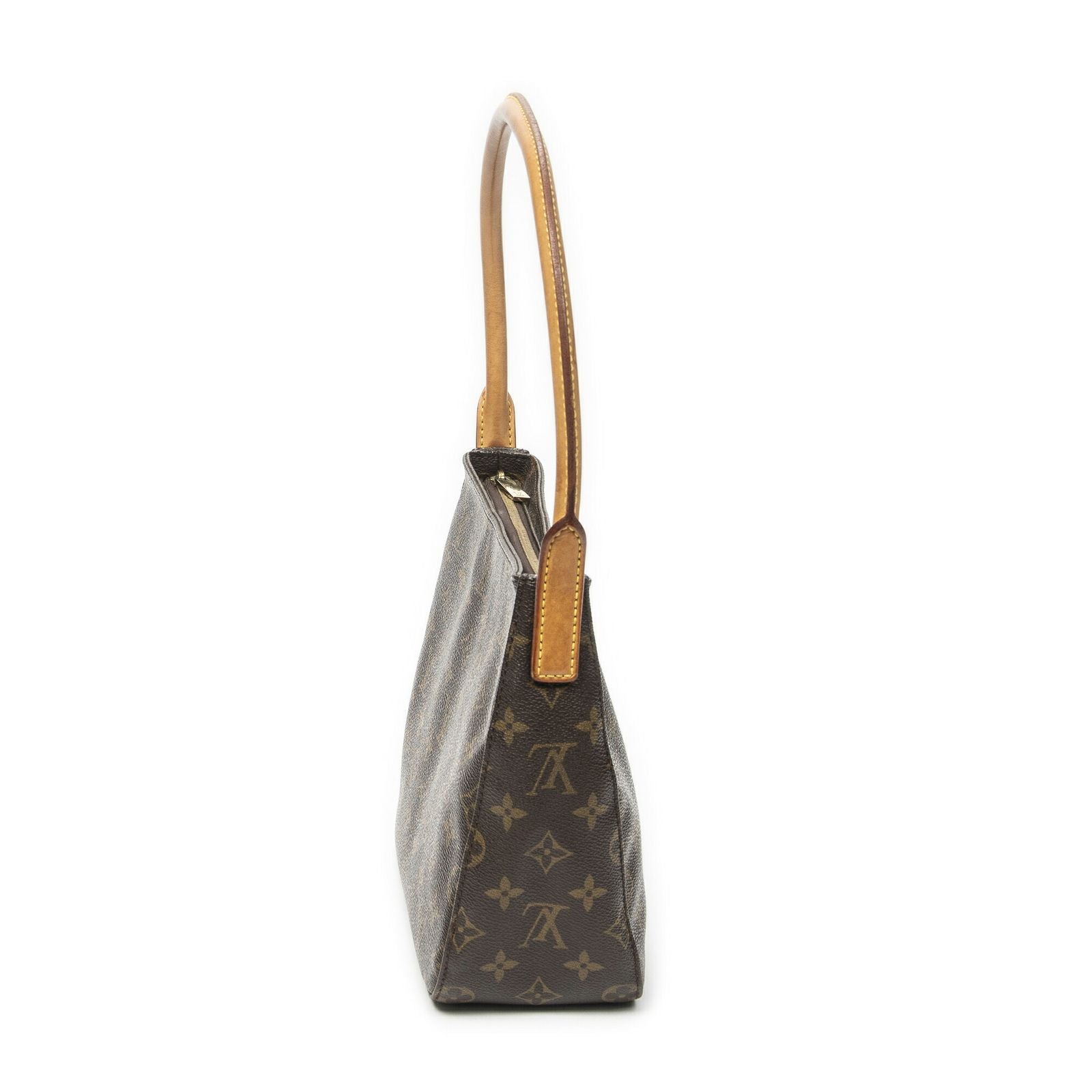 Louis Vuitton Looping Brown Monogram Canvas Shoulder — view 4