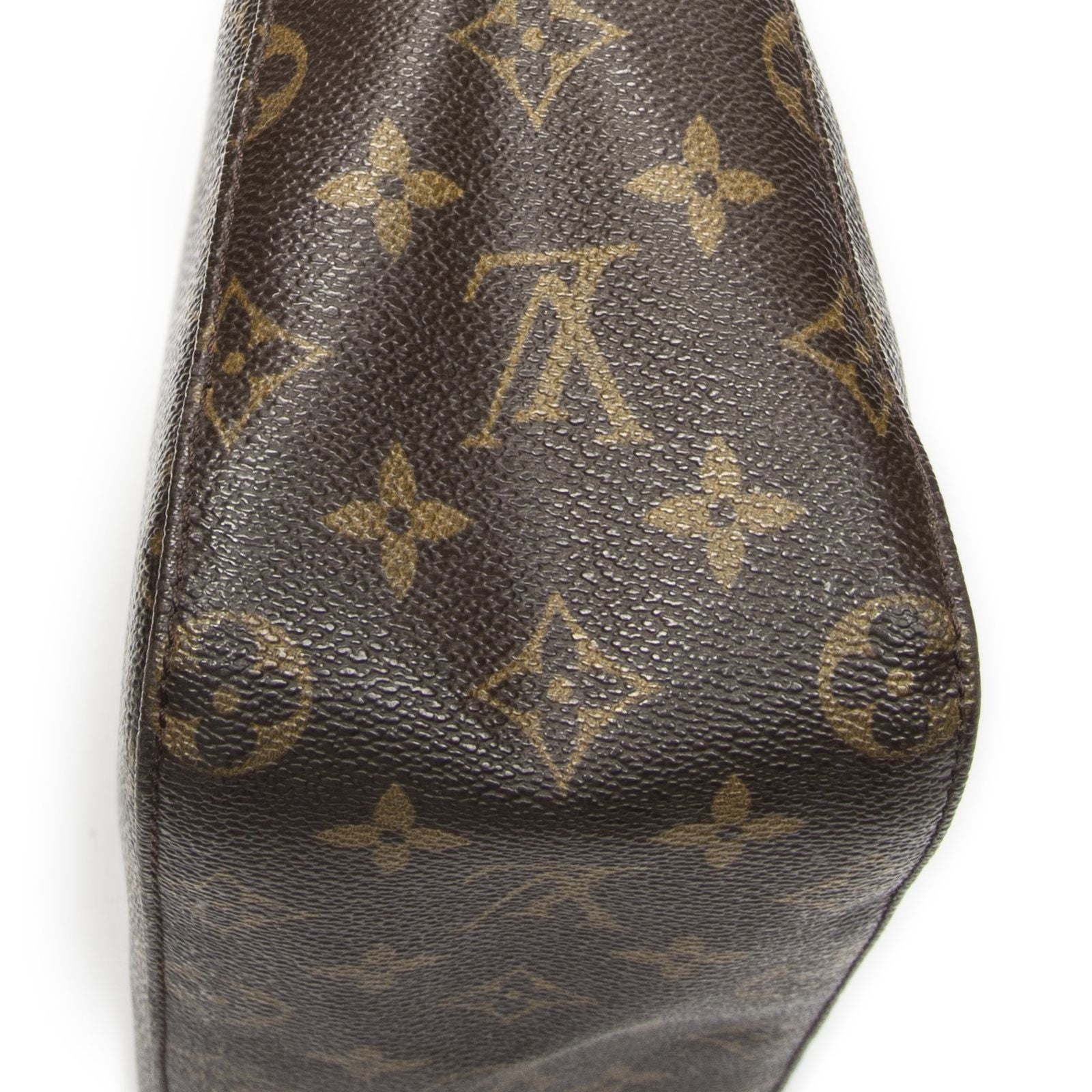 Louis Vuitton Looping Brown Monogram Canvas Shoulder — view 8