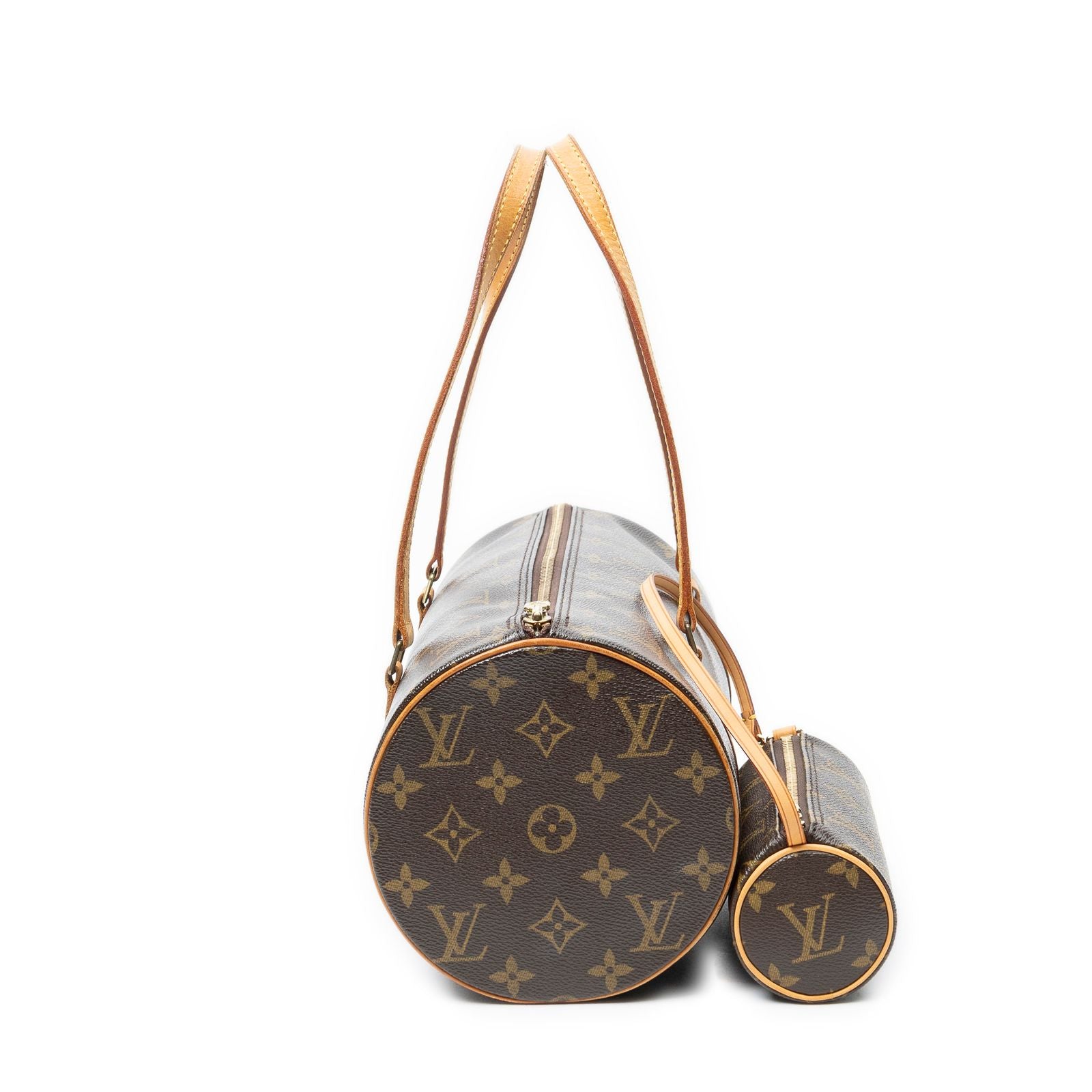 Louis Vuitton Papillon Brown Monogram Canvas Handbag — view 4