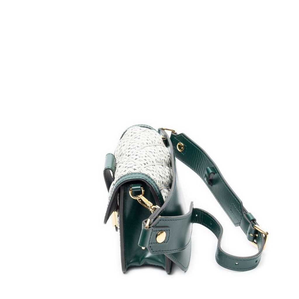 Louis Vuitton Dauphine Bumbag Green GG Denim Canvas Belt — view 3
