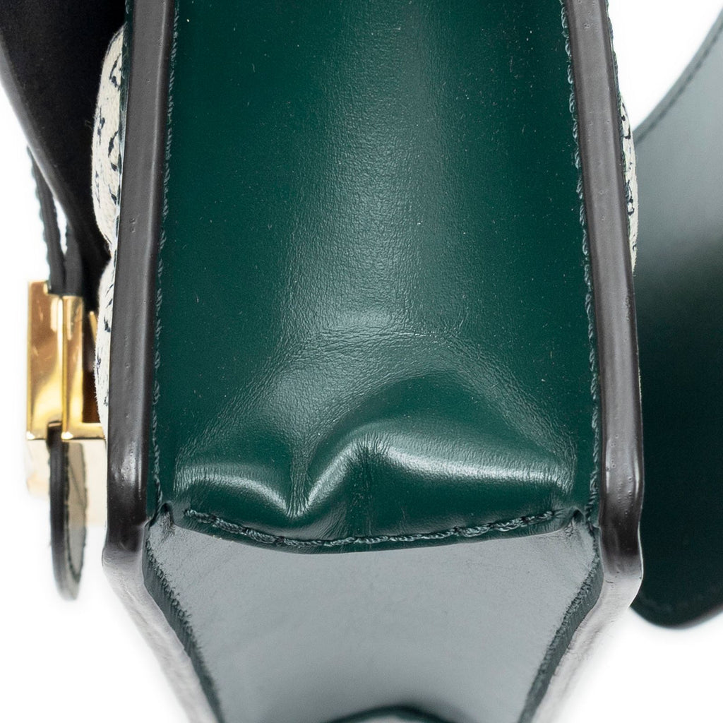 Louis Vuitton Dauphine Bumbag Green GG Denim Canvas Belt — view 7