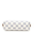 Louis Vuitton Makeup Pouch Ivory Damier Azur — view 6