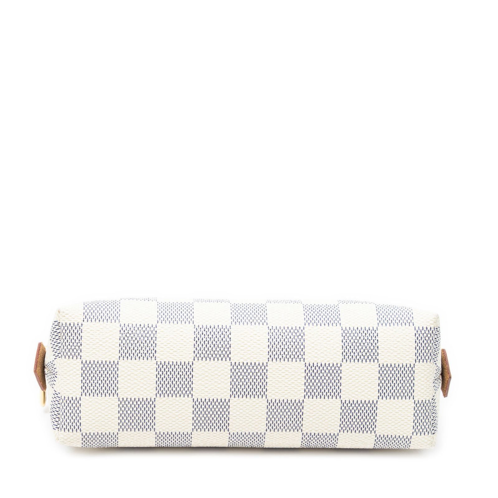 Louis Vuitton Makeup Pouch Ivory Damier Azur — view 6