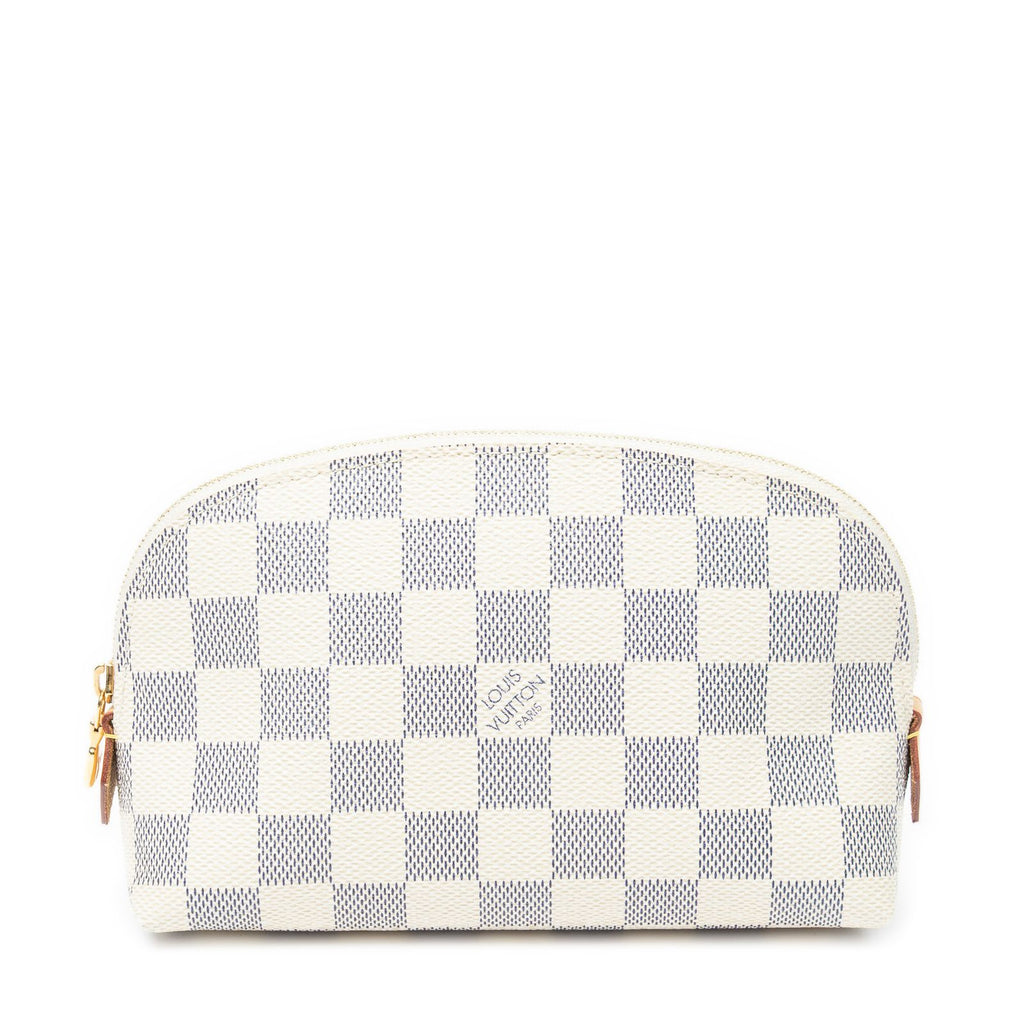 Louis Vuitton Makeup Pouch Ivory Damier Azur