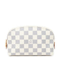 Louis Vuitton Makeup Pouch Ivory Damier Azur