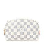 Louis Vuitton Makeup Pouch Ivory Damier Azur