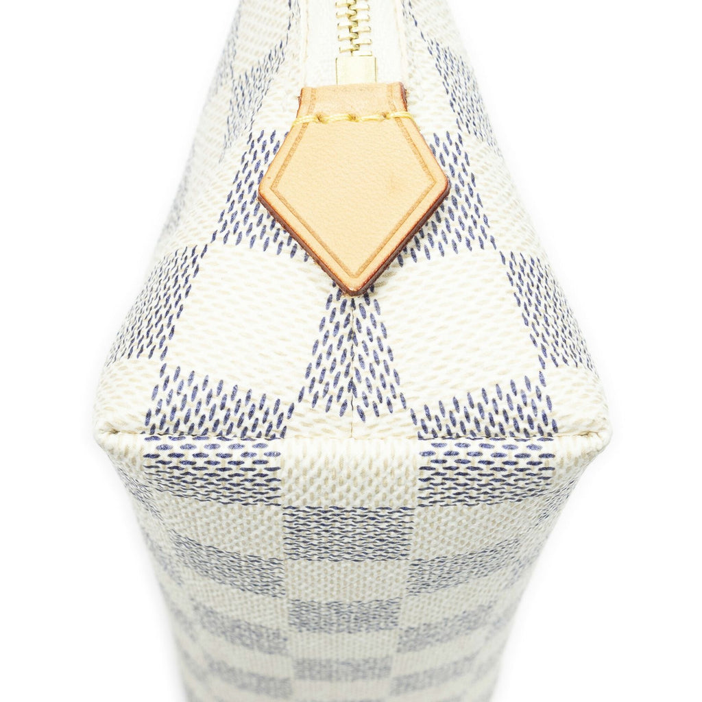 Louis Vuitton Makeup Pouch Ivory Damier Azur — view 7