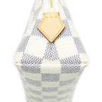 Louis Vuitton Makeup Pouch Ivory Damier Azur — view 7