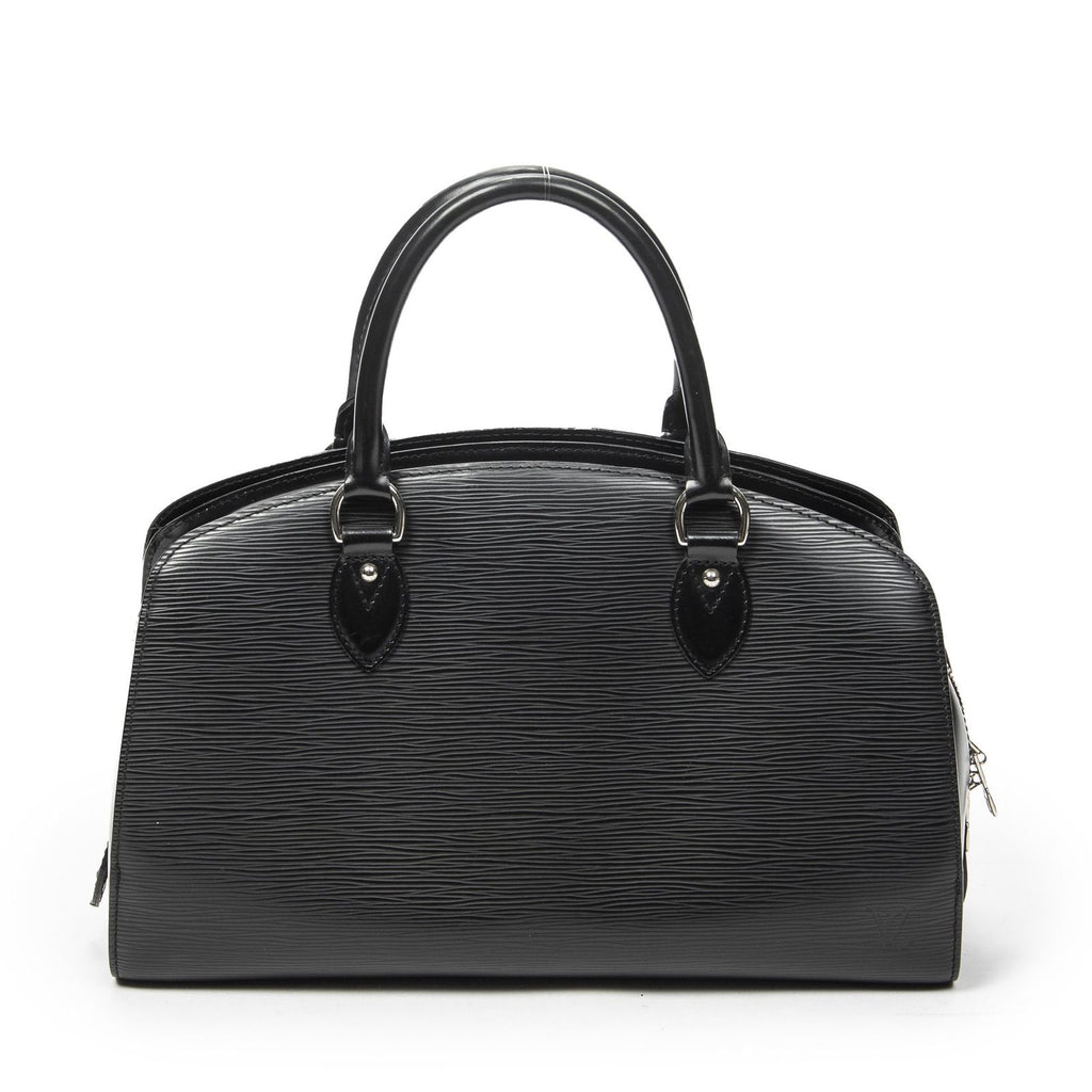 Louis Vuitton Black Epi Handbag