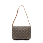 Louis Vuitton Musette Tango Brown Monogram Canvas Shoulder