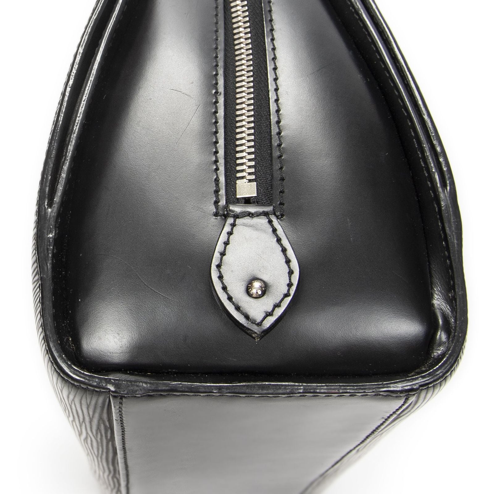 Louis Vuitton Black Epi Handbag — view 8