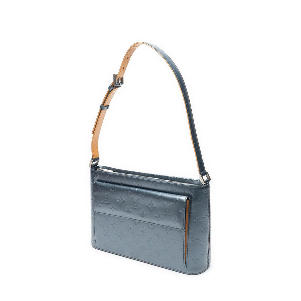 Louis Vuitton Blue Monogram Mat Shoulder — view 2