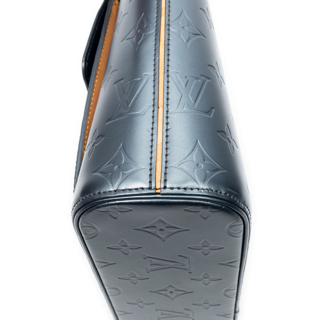 Louis Vuitton Blue Monogram Mat Shoulder — view 7