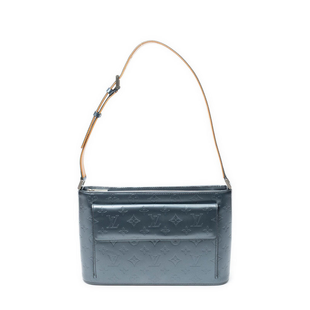Louis Vuitton Blue Monogram Mat Shoulder
