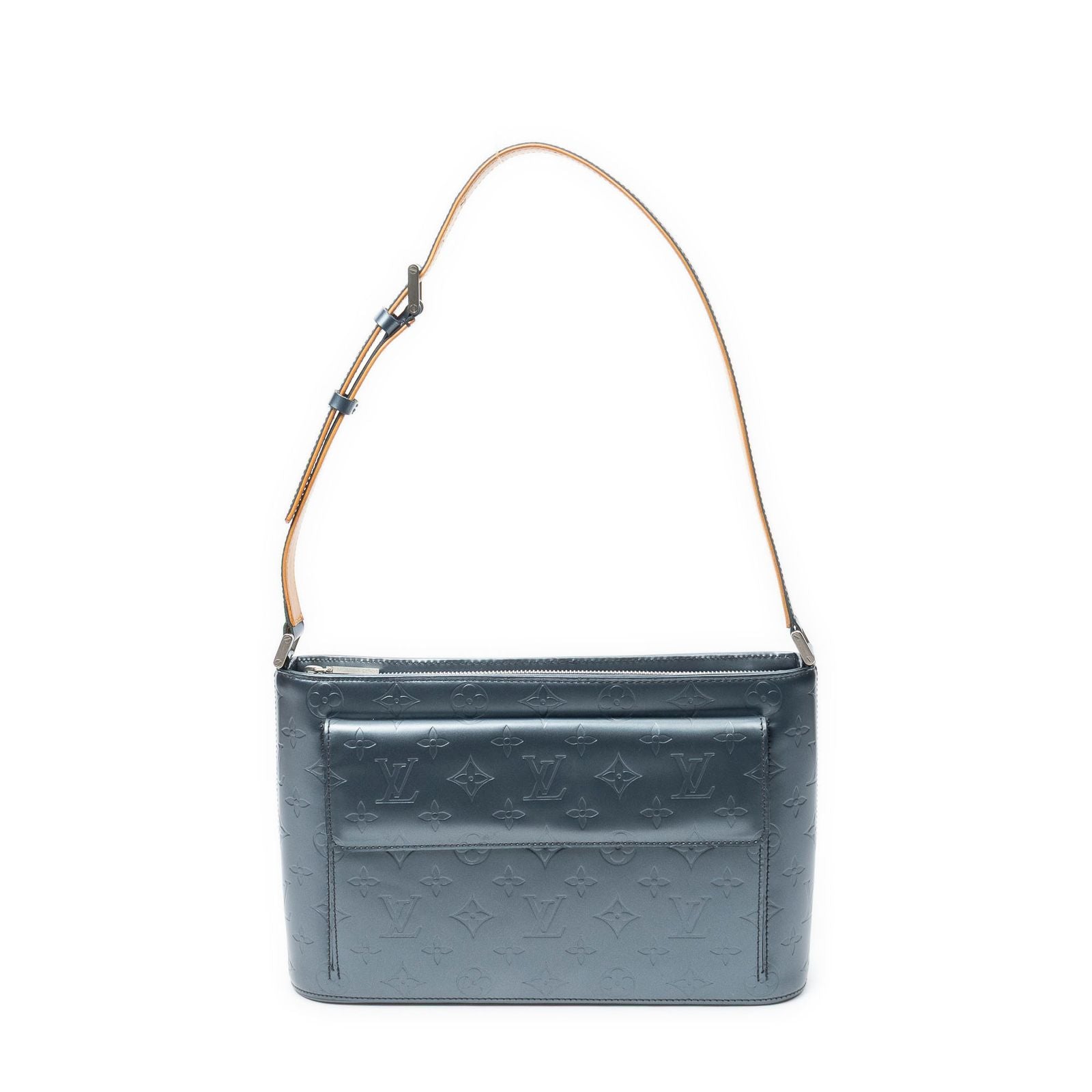 Louis Vuitton Blue Monogram Mat Shoulder
