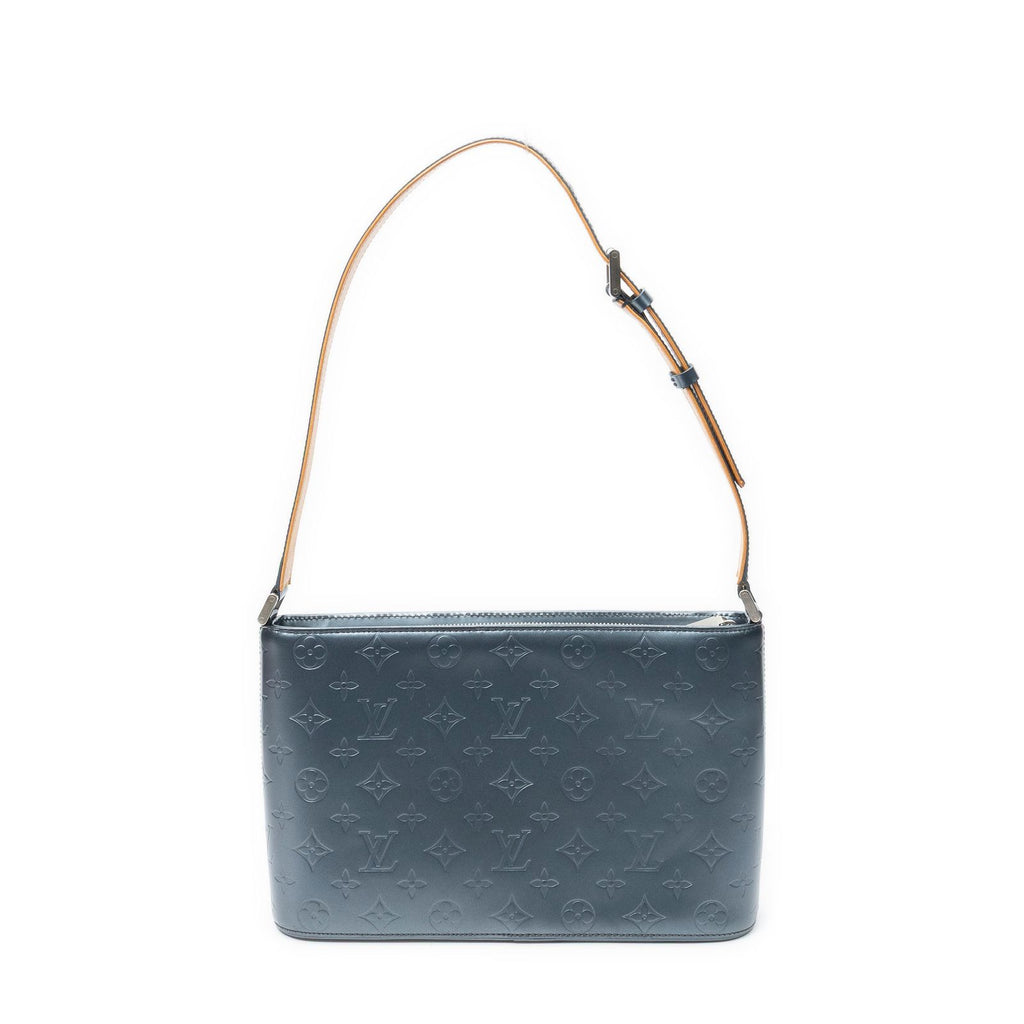 Louis Vuitton Blue Monogram Mat Shoulder — view 5