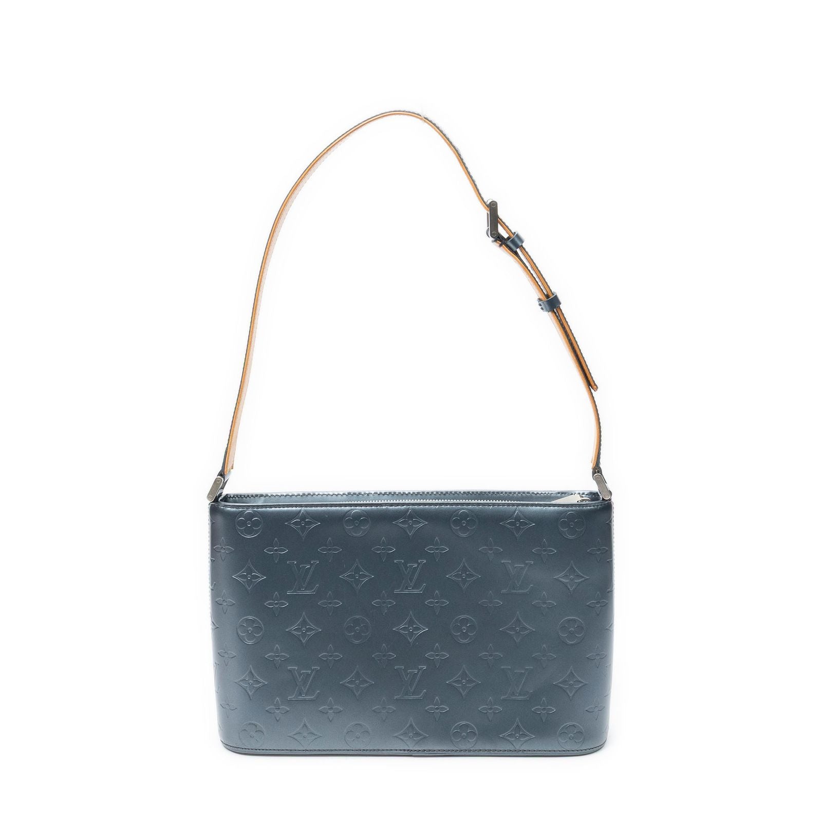 Louis Vuitton Blue Monogram Mat Shoulder — view 5
