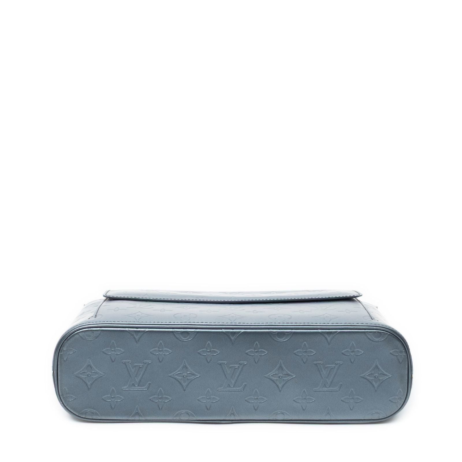 Louis Vuitton Blue Monogram Mat Shoulder — view 6