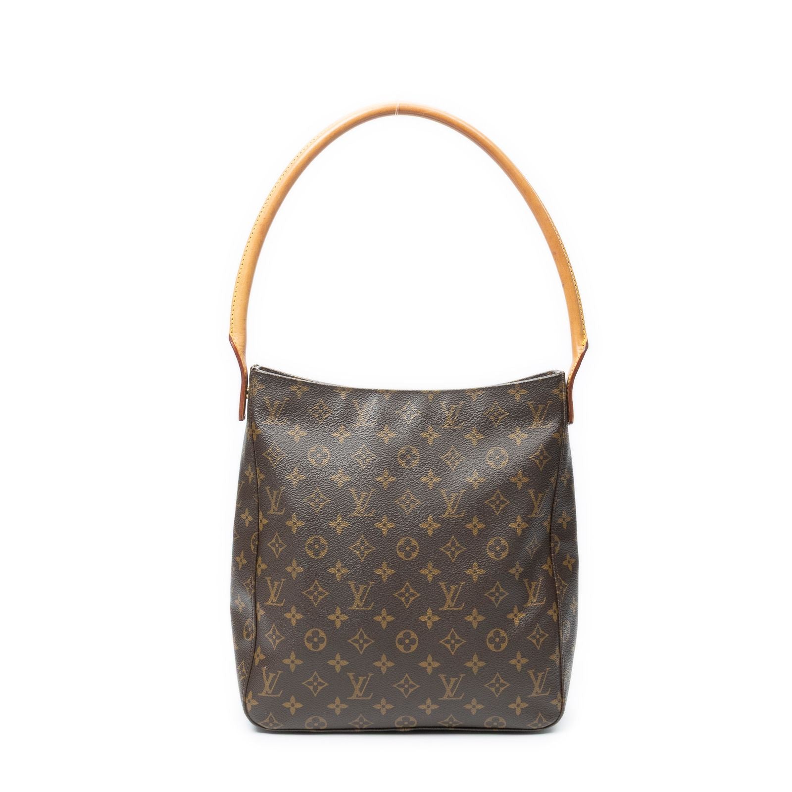 Louis Vuitton Looping Brown Monogram Canvas Shoulder