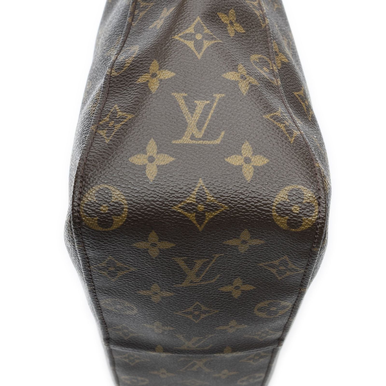 Louis Vuitton Looping Brown Monogram Canvas Shoulder — view 8