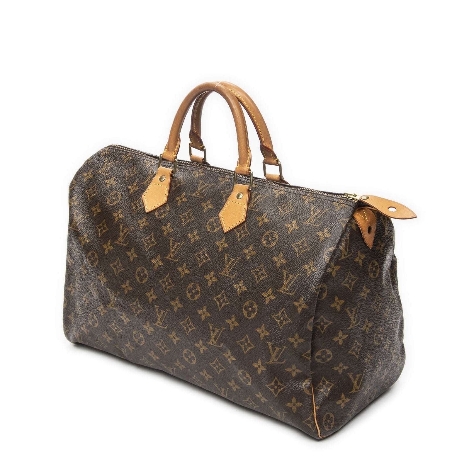 Louis Vuitton Speedy Brown Monogram Canvas Handbag — view 2